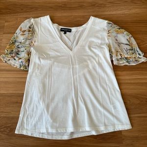 Generation Love
Women's White Shannon Top - Marigold Bloom